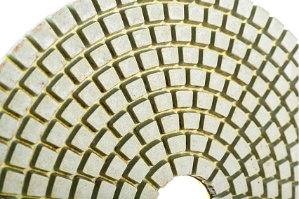 Круг алмазный гибкий шлифовальный АГШК WHITE NEW (125x2.5 мм; Р400) TECH-NICK 128.120.6753
