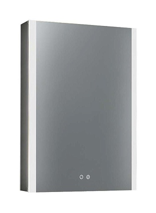 Зеркальный шкаф Aquatek 60x80 см с подсветкой, антипар, хром AQ7609-MLC