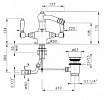 Смеситель для биде Nicolazzi El Capitan 1434OL69