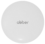 Накладка на донный клапан Abber AC0014MW керамика, матовый белый