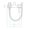 Душевая стойка RGW Shower Panels SP-31B черный, термостат