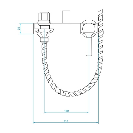 Душевая стойка RGW Shower Panels SP-31B черный, термостат