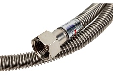 Подводка для газа СТМ ГАЗ сильфонная, 1/2&quot;, гайка-гайка, 120 см CGHF1212