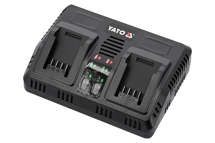 Двойное зарядное устройство Yato 18 В, 2.2 А YT-828499