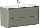 Тумба с раковиной Allen Brau Paris 120 см олива матовый