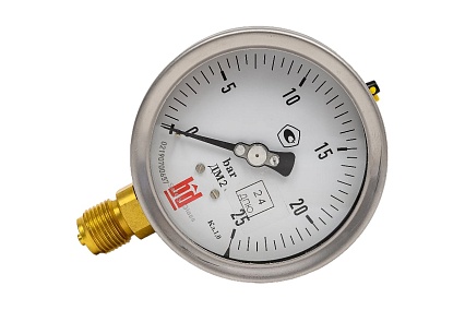 Манометр ДМ 2 100 Р (0-25) бар, кл.1.0, G1/2" BD 1152100011