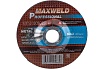 Круг зачистной для металла PROFESSIONAL (125х6.4х22.2 мм) Maxweld KRPR12564