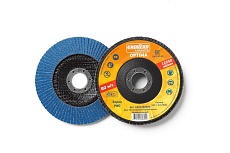 Круг лепестковый ABRASIVE Optima 125x22 мм, P80, (плоский), 10 шт Grovers 1О11252280