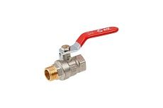 Шаровой кран AV Engineering 1/2", PN40, с внутренней-наружной резьбой, ручка AVE091012