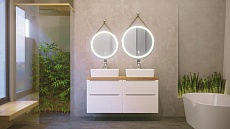 Мебель для ванной Jorno Wood 120 см белый