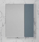 Зеркальный шкаф Style Line Стокгольм 60 см, графит софт ЛС-00002319