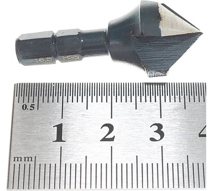 Зенкер-бита конический (16.5х40 мм; хвостовик 1/4) Bucovice Tools 744165