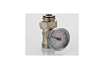Тройник с термометром Евроконус Valtec VT.4615.0.0