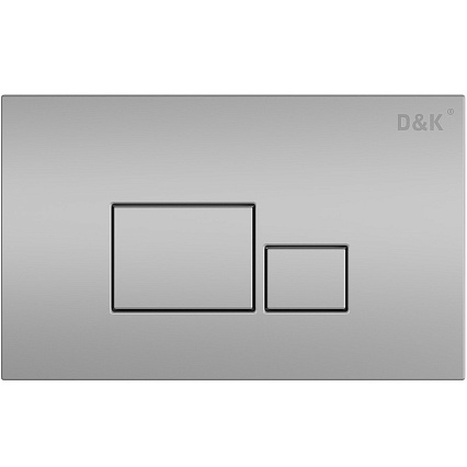 Комплект D&K DS1021604 унитаз DT1026016, инсталляция DI8055119, кнопка DB1519002 матовый хром