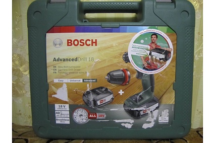 Аккумуляторная ударная дрель-шуруповерт Bosch AdvancedImpact 18 0.603.9B5.101