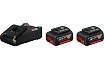 Аккумулятор Li-Ion 2x GBA 18 В 4.0 Ач + ЗУ GAL 18V-40 Bosch 1600A019S0