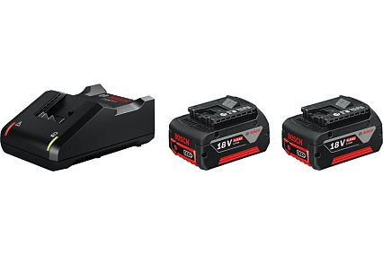 Аккумулятор Li-Ion 2x GBA 18 В 4.0 Ач + ЗУ GAL 18V-40 Bosch 1600A019S0