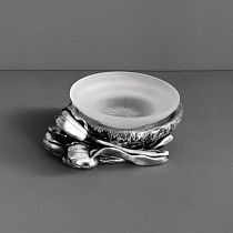 Мыльница настольная Art&Max Tulip AM-B-0082C-T серебро