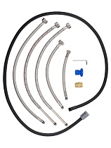 Смеситель для раковины Wonzon&Woghand WW-121B108-CR выдвижной излив, хром