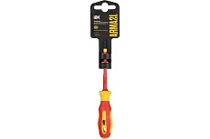 Отвертка IEK Arma2l 5 диэлектрическая sl2,5x75 т2 A2L5-SC30-T2-SL-25-075