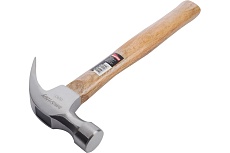 Столярный молоток с гвоздодером с деревянной проклеенной рукояткой Smartbuy 680 г, tools SBT-WHN-680p1