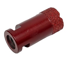Коронка алмазная вакуумная по камню D28-15W-40L-M14 (28х40 мм; М14) Messer 06-35-028