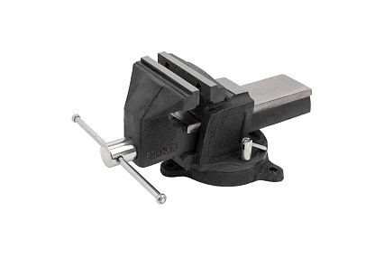 Тиски стальные усиленные поворотные с наковальней Rockforce 10"-250 мм RF-6540910(59934)