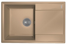 Кухонная мойка Flortek Консул 76 см, капучино FSm