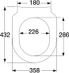 Подвесной унитаз Villeroy&Boch Subway 2.0 5614R201 с сиденьем микролифт