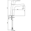 Смеситель для раковины E.C.A. Luna 102808940EX золото