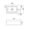 Раковина Santek Эрис 1.WH30.1.972 45 см