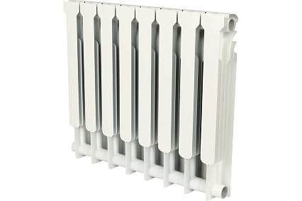 Биметаллический радиатор Rommer Profi BM 500 BI500-80-80-150 8 секций RAL9016 82489