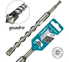 Бур Quadro (20x260 мм; SDS-plus) RENNBOHR 512026