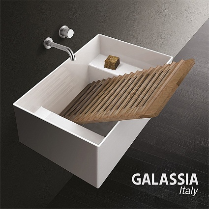 Раковина Galassia Meg11 PRO 5484 60 см белый глянцевый