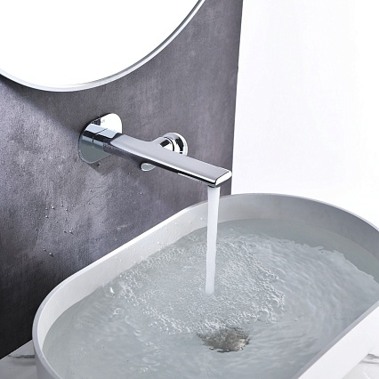 Смеситель для раковины Black&White Gravity GF-7407-С хром