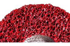 Диск зачистной Clean Strip Red 127х22 мм с фибровой оправкой BlackFox 12580