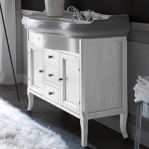 Тумба с раковиной Kerasan Retro 100 см белый матовый