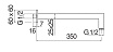 Кронштейн для душа Nobili AD138/24CR Chrome