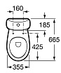 Крышка-сиденье Roca Victoria Z0000801390004 (ZRU8013900)