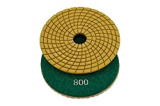Круг шлифовальный алмазный гибкий АГШК для мокрой полировки 100 мм, P800 LUX S.E.B. 103AT-CW800