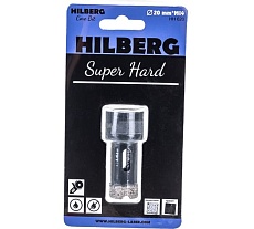 Коронка алмазная по керамике и керамограниту Super Hard (20 мм; M14) Hilberg HH620