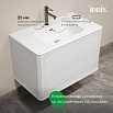 Тумба с раковиной Iddis Oxford Neo 80 см белый матовый OXN80W0i95K