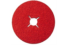 Фибровый диск Long Abrasive CR 964 Керамика 125x22.23 мм, P60, 10 шт D330487-10