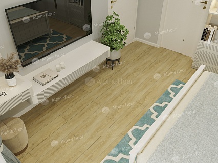 Виниловый ламинат Alpine Floor Ultra New LVT Тисс 1219.2x184.15x2 мм, ECO 5-32