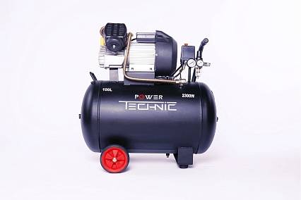 Компрессор Power Technic коаксиальный, 220В, 2300Вт, 440 л/мин, ресивер 100 л ACD440/100