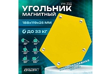 Угольник магнитный УМ-33Д (30/45/60/75/90/135, до 33 кг) Варяг 01943
