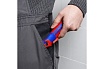Нож для кабеля Knipex с "пяткой", с трещоткой, 146 мм, 2К ручка KN-1650145SB