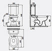 Чаша для унитаза Creavit Klasik KL310-11CB00E-0000