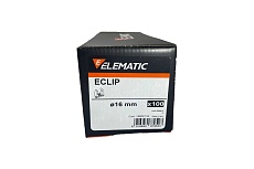 Пластиковый фиксатор для полипропиленовых труб Elematic ECLIP d=16 мм, 100 шт. 13502116