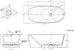 Ванна из искусственного камня Allen Brau Solid Stone Krion Neo 170x80 белый матовый 2.35001.21
